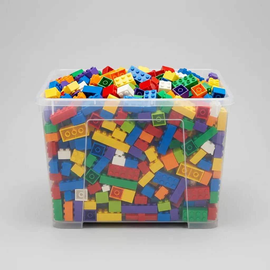 Lei LEGO-klosser per kilo hos Cagliari